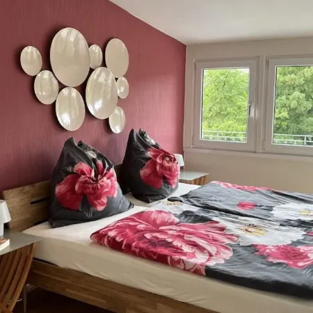 Panoramic apartment with 65 sqm with fortress view from the Koblenz hilltop location