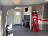 Waterfront home with Star Wars themed bunk room on all sports lake. Hotels in Amber Township