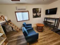 Tiny home with cabin vibes