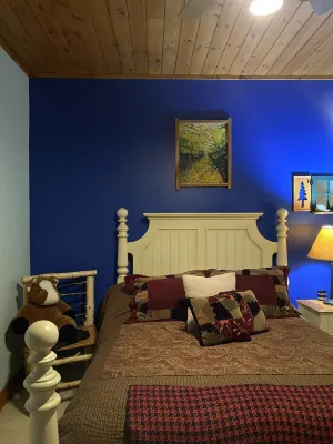 Whiteface Resort on West Branch Ausable River. See Whiteface Mtn from our deck