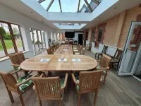 Country House with Swimming Pond, Hot Tub and Glorious Gardens.