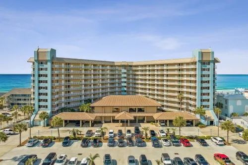 Breathtaking Views! 1 Br Gulf Front Condo w/2 Pools on Relaxing East Side of PCB Hotels in Lower Grand Lagoon