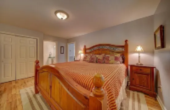 Creekfront Hayesville retreat w/ wrap-around porch and views!