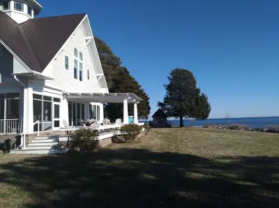 Chesapeake Bay and Lakefront home with Private Beach