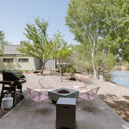 Waterfront A-Frame w/Mtn View, Pool, <15Min to Old Town, Jerome, Vineyards