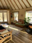 One-Of-A-Kind Yurt Surrounded by Waterfalls