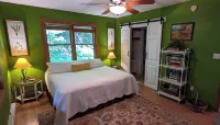 Creek-side cottage in secluded mountain setting, centrally located, easy access.