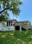 Adorable and bright lake house!  Retro feel all the modern amenities