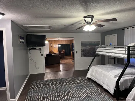 Farm house close to lake and public hunting land but yet far away for privacy !