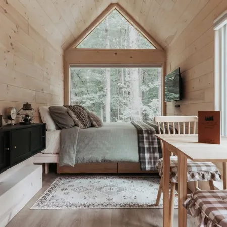 The Tiny Cabin At Hurdle Mills - Sauna,Hot Tub, Cold Plunge