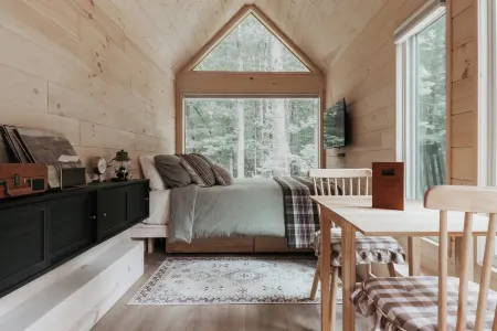 The Tiny Cabin At Hurdle Mills - Sauna,Hot Tub, Cold Plunge