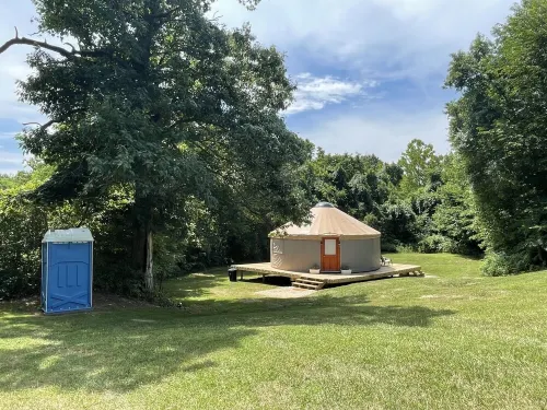 Pet friendly glamping in a private yurt with stunning 360° views by Forest Hotels in Dent County