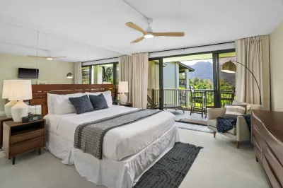 Hanalei Bay Resort 52012 - Newly updated, Bay views, Private walk to beach & AC!
