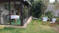 New apartment in country house with terrace and garden