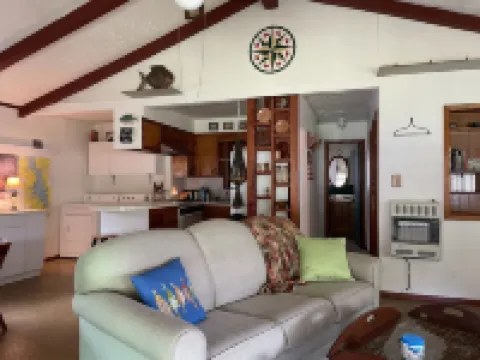 Take a break and unwind on our waterfront screened in porch