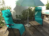 Charming apartment with private pool and secure parking
