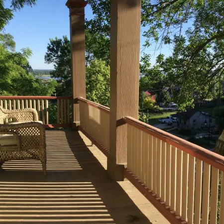 Restored 1906 3-Bedroom Townhouse Overlooking the Mississippi River Unit #1.