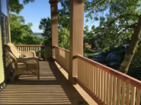 Restored 1906 3-Bedroom Townhouse Overlooking the Mississippi River Unit #1.