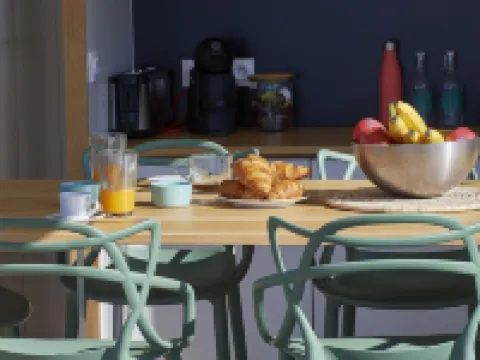 A lodge boat at Guidel-Plages marina Hotels in Guidel