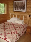 Sidell's Sturgeon River Log Cabin - Bonfire Pit, WiFi, Biking Trails, Rafting