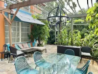 Whole Complex Close to the Ocean w/ a Magical Garden Sanctuary & Salt Water Pool