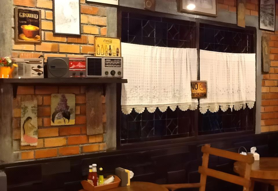 K 게스트하우스의 로비 또는 공용 공간 모습