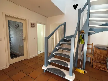 House "NordSeeStern", detached, right on the North Sea dike with a fireplace