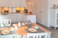 Modern, spacious, comfort apartment on the ground floor for four people and a baby.