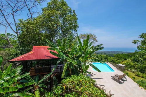 3 Bedroom Villa in Matapalo with Amazing Ocean View Jungle Views and Pool!
