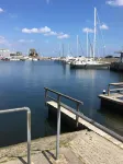 3-Zi. Penthouse apartment with roof terrace and balcony directly on the marina and beach Hotels in Damp