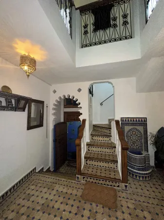 La Mansoura Maison en Format de Riad Dans la Médina de Chefchaouen Ville Bleu