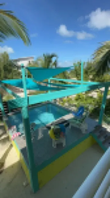 On the Hook! Sunset Cabana by the Caribbean Sea