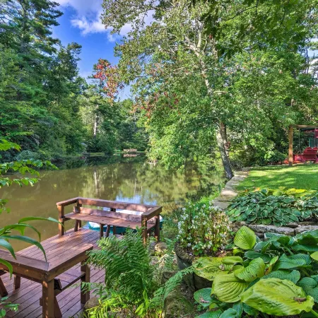 Waterfront Home w/ Boat Dock on Mirror Lake!