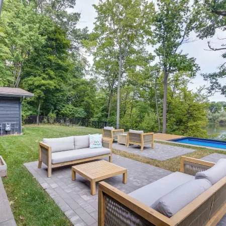 Riverfront Appleton Home with Pool and Boat Dock! Hotels in Appleton