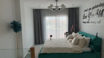 Luxury apartment f4 with terrace on 2 floors in a private residence El Achour Hotel a 