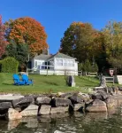 Charming cottage on Lake Willoughby w/ sun porch, private deck and dock.