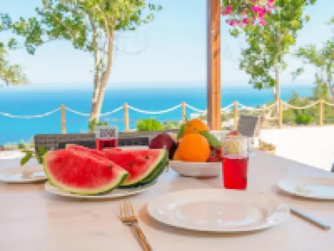 Villa Paradiso Sunset Private Pool Walk to Beach Sea Views A C Wifi - 3072 Hotels in Pomos