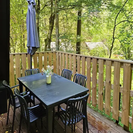 Fenced Country Chalet in Durbuy