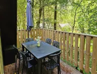 Fenced Country Chalet in Durbuy - Hytter
