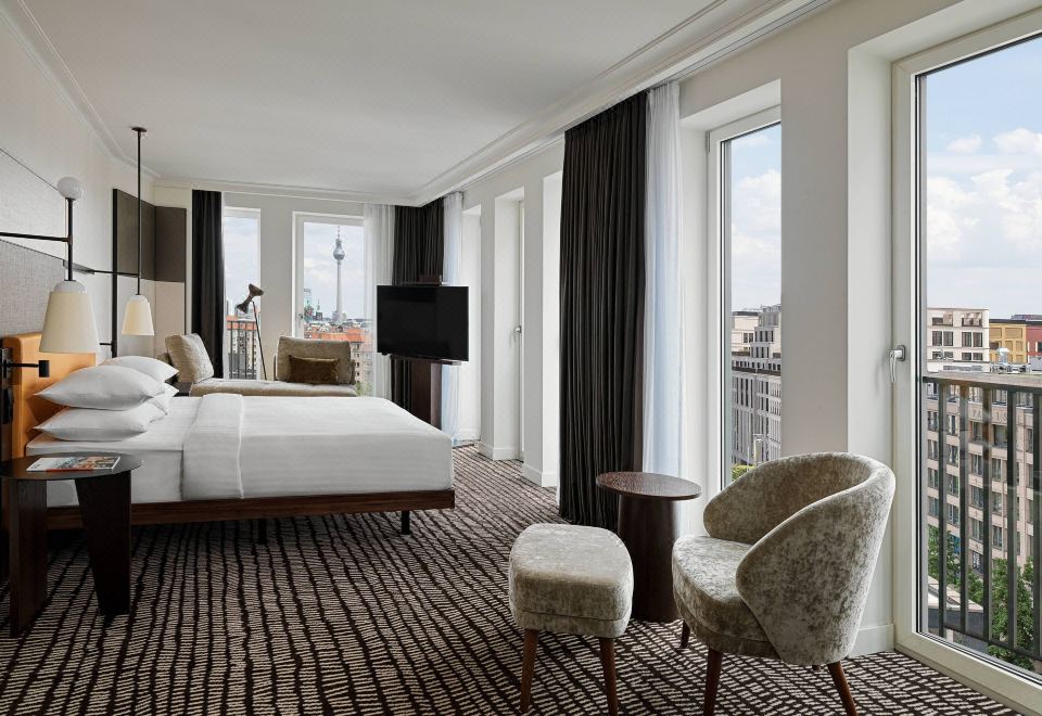 베를린 메리어트 호텔의 라운지 또는 객실 이미지