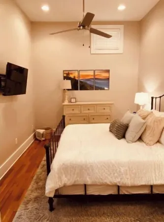 Downtown Getaway with Gated Parking & Two King Size Beds!