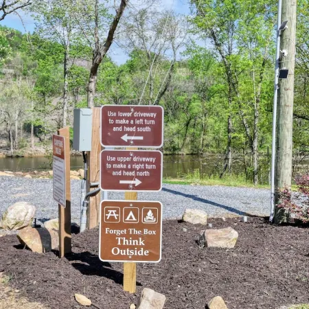 The Cataloochee Tiny Home on the Pigeon River