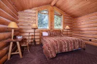 NEW Indian Paintbrush Log Cabin -Sleeps 12+ on scenic horse ranch with views!