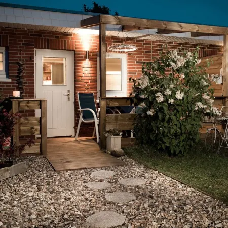 The apartment, which is actually a holiday home.