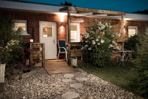 The apartment, which is actually a holiday home.