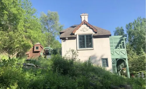 Swedish Storybook in bluffs hiking trails & stream