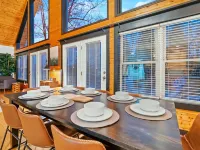 Spacious A-Frame Cabin w/ Air Hockey, Fire Pit, Huge Deck Hotels in Fairview