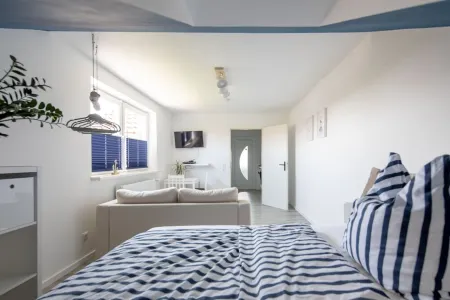 Apartment Steuerbord in Schillg, walking distance to the beach, WLAN, parking, Sky