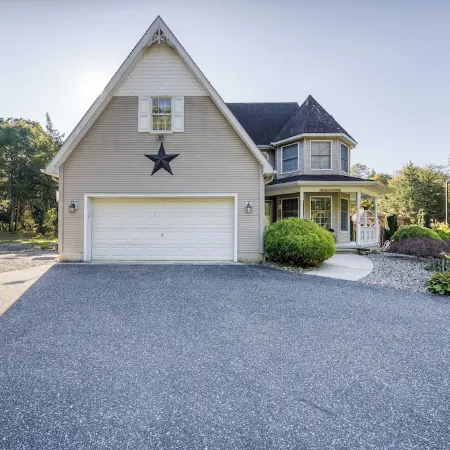 ClubDivot - A Modern Farm Style  Home with Pool and Backyard Bar