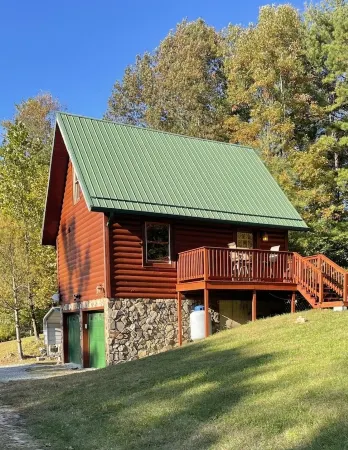 Blue Ridge Mountain East Tennessee Cabin Get-a-Way Pet Friendly Отели в г. Джонсон